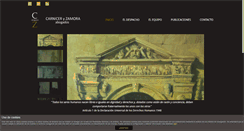 Desktop Screenshot of cyzabogados.com